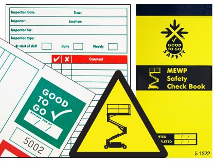 Good To Go Safety MEWP Check Book - 25 inspections
