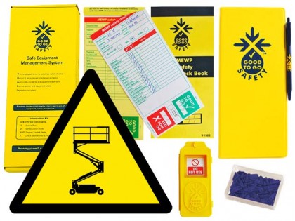Good To Go Safety MEWP Weekly Kit (1 tag, 100 seals, 2 check books & 1 wallet with pen)