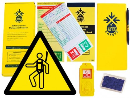 Good To Go Safety Harness Weekly Kit (1 tag, 100 seals, 2 check books & 1 wallet with pen)