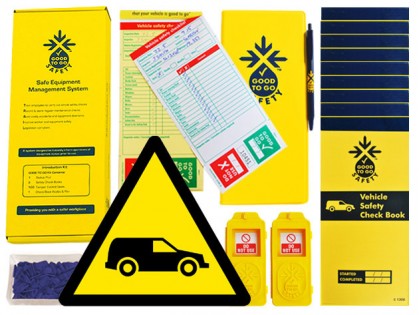 Good To Go Safety Fleet Vehicle Daily Kit (2 tags, 300 seals, 11 check books & 1 wallet with pen)