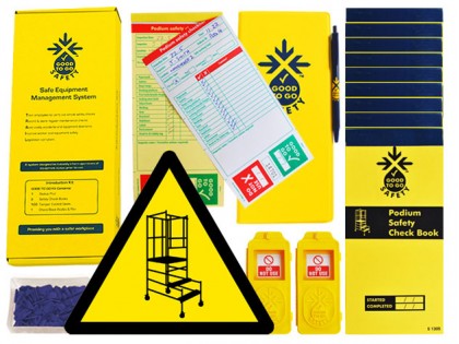 Good To Go Safety Podium Steps Daily Kit (2 tags, 300 seals, 11 check books & 1 wallet with pen)
