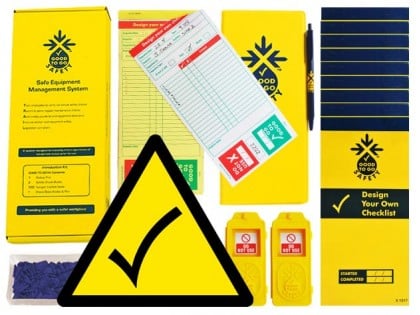 Good To Go Safety Bespoke Daily Kit (2 tags, 300 seals, 11 check books & 1 wallet with pen)