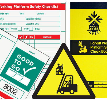 Good To Go Safety Forklift Man Basket Check Book - 25 inspections