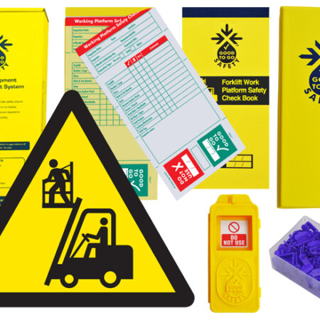 Good To Go Safety Man Basket Weekly Kit (1 tag, 100 seals, 2 check books & 1 wallet with pen