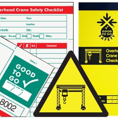 Good To Go Safety Overhead Crane Check Book - 25 inspections