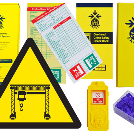Good To Go Safety Overhead Crane Weekly Kit (1 tag, 100 seals, 2 check books & 1 wallet with pen)
