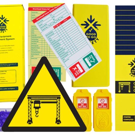 Good To Go Safety Overhead Crane Daily Kit (2 tags, 300 seals, 11 check books & 1 wallet with pen)