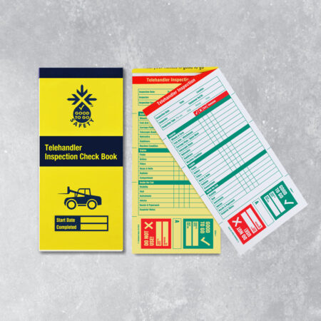 Good To Go Safety Telehandler Check Book - 25 inspections