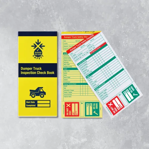 Good To Go Safety Dumper Truck Check Book - 25 Inspections 1 Good to go safety dumper truck check book - 25 inspections