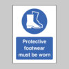 Protective footwear must be worn