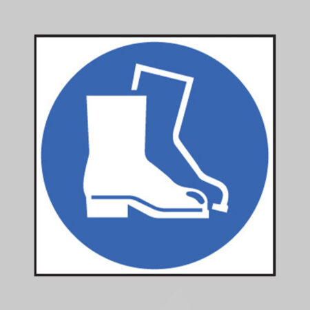 Safety boots symbol