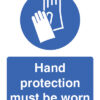 Hand protection must be worn