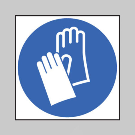 Hand protection symbol