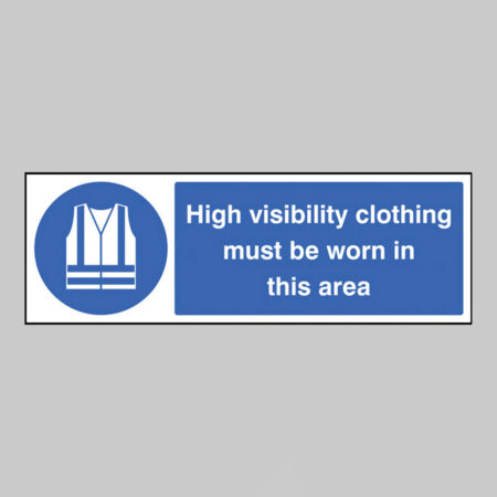Hi visibility clothing must be worn in this area