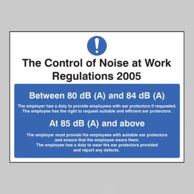 Noise at work regulations
