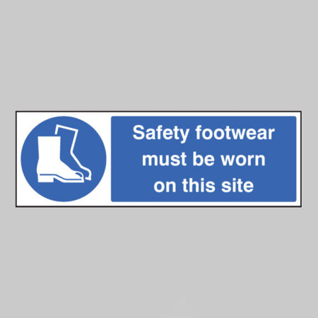 Safety footwear must be worn on this site