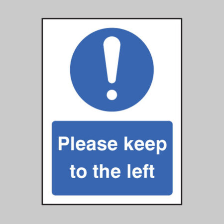 Please keep to the left