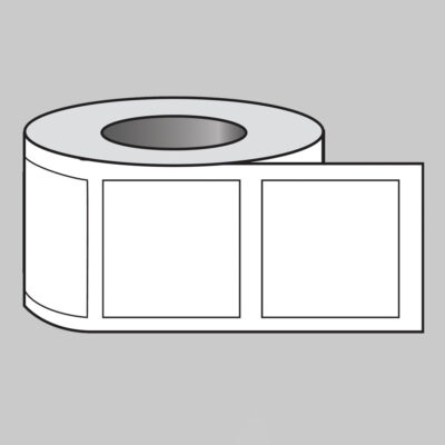 Roll of 100 labels (custom design) 50x50mm Square