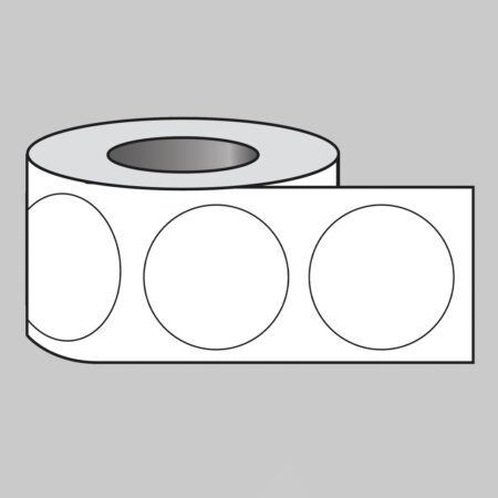Roll of 100 labels (custom design) 65mm dia Circle