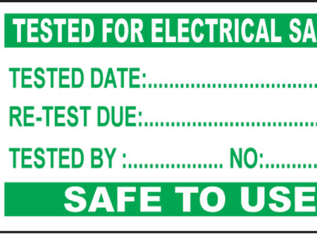 250 PAT Test Write On Labels - Passed 50x25mm