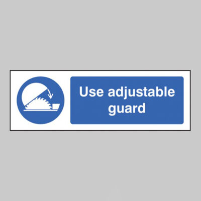 Use adjustable guard
