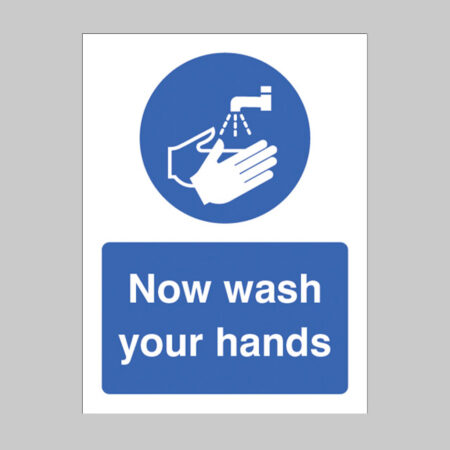 Now wash your hands