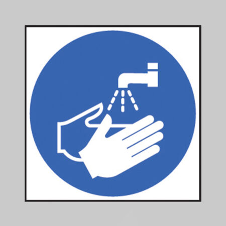 Wash hands symbol