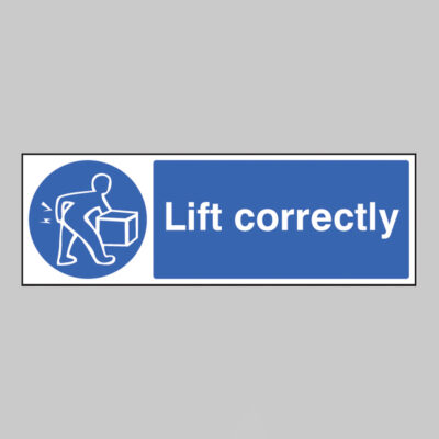 Lift correctly
