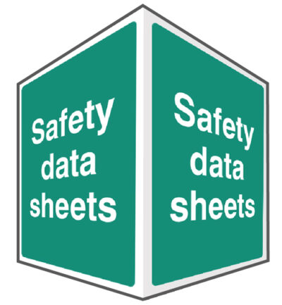 EasiFIX projecting sign 150x200mm face size - Safety data sheets