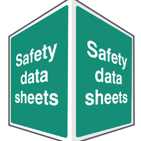 EasiFIX projecting sign 150x200mm face size - Safety data sheets