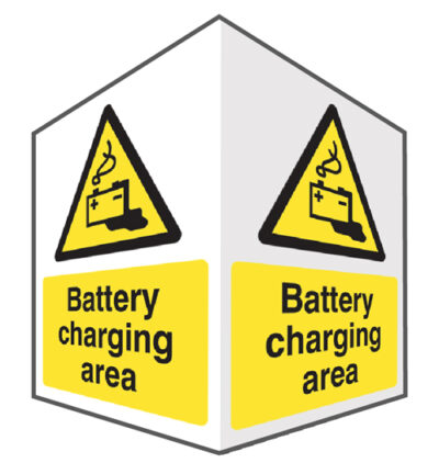 EasiFIX projecting sign 150x200mm face size - battery charging