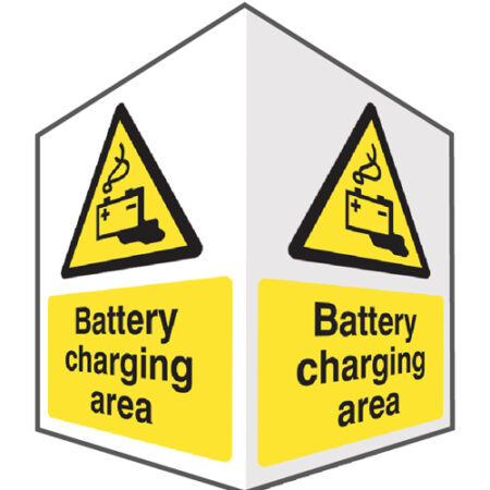 EasiFIX projecting sign 150x200mm face size - battery charging
