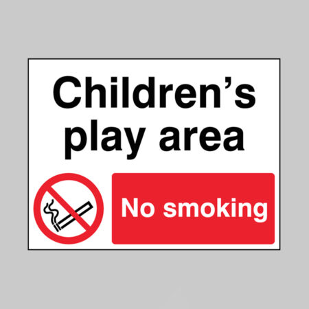 Childrens play area No smoking
