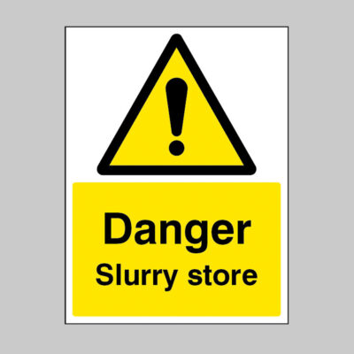 Danger Slurry store