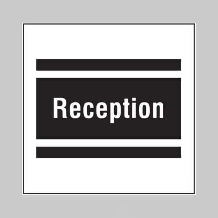 Reception, builder signs 400x400mm