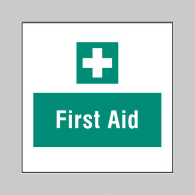 First aid, builder signs 400x400mm