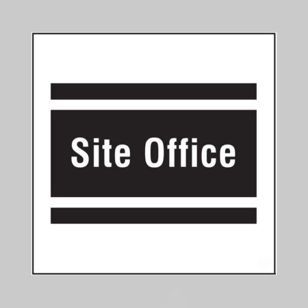 Site office, builder signs 400x400mm