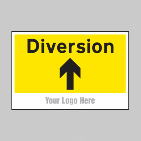 Diversion, builder signs 600x400mm