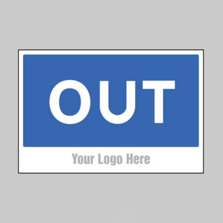 Out, builder signs 600x400mm