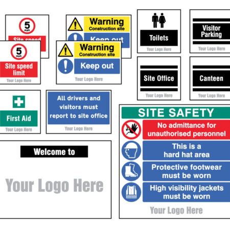 Site Saver Construction Kit (Pack of 12) with optional branding - CHECK IF REQUIRED