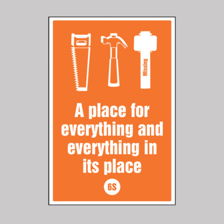 A place for everything and everything in its place - 6S Poster - 400x600mm rigid plastic