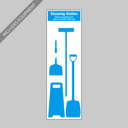 Cleaning Station Shadow Board - 5 piece 600x2000mm 10mm foam pvc