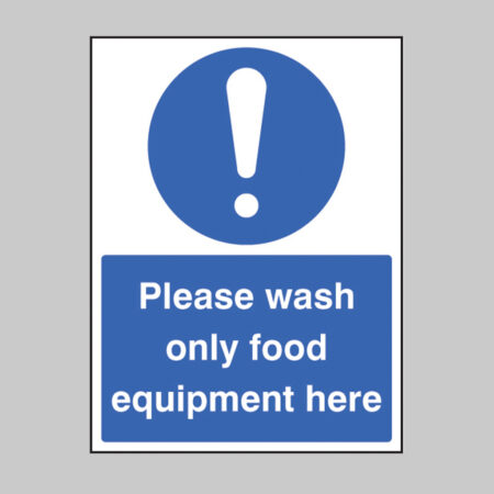 Wash only food equipment