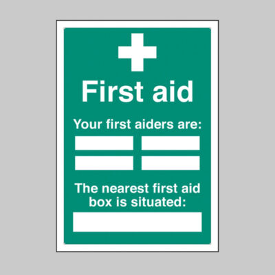 First Aid & AED Signage