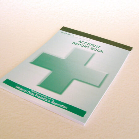 Accident report book log (50 individual records)