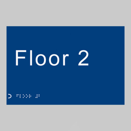 Braille - Floor 2 225 x 150mm