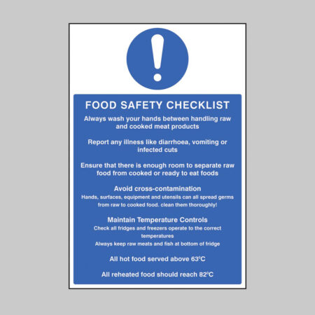 Food safety checklist