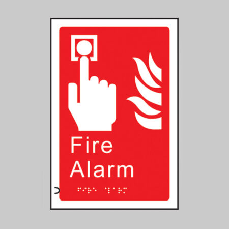 Braille - Fire alarm 150 x 225mm