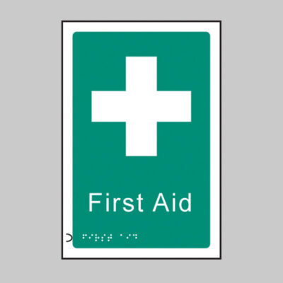 Braille - First aid 150x 225mm