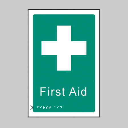 Braille - First aid 150x 225mm
